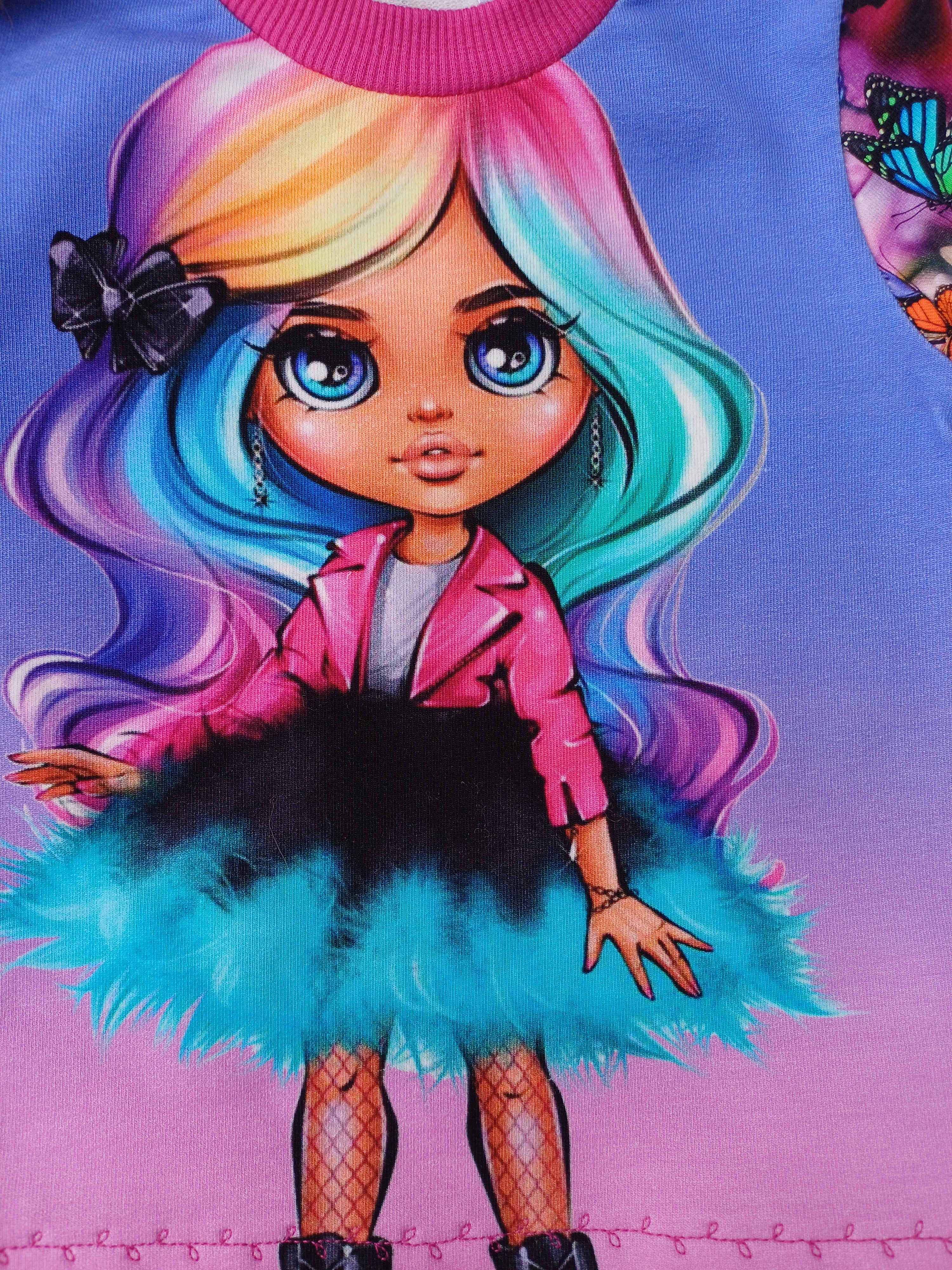 Džemperis "Ryškiaplaukė mergaitė" 86d