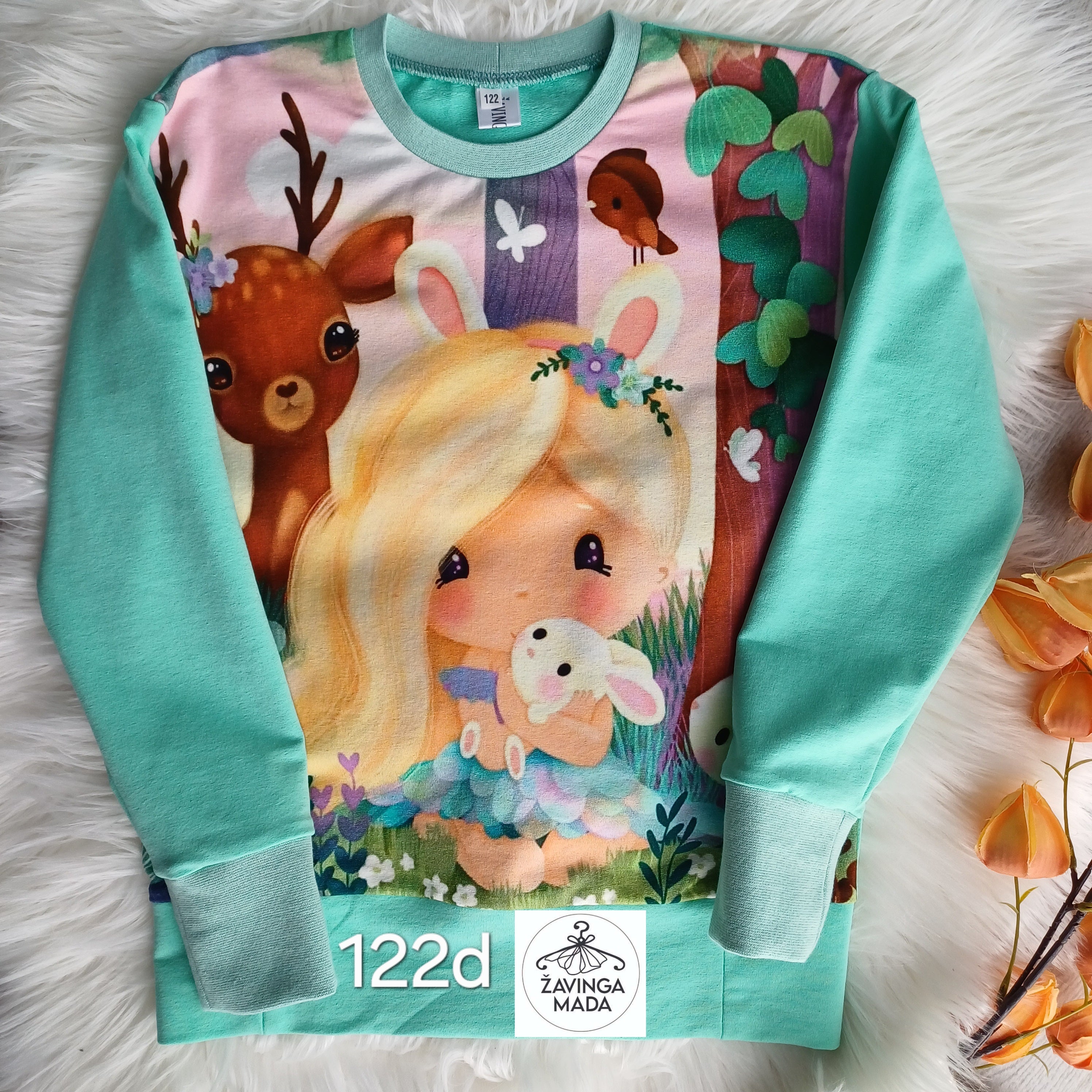 Mergaitei Fėjos džemperis 122d