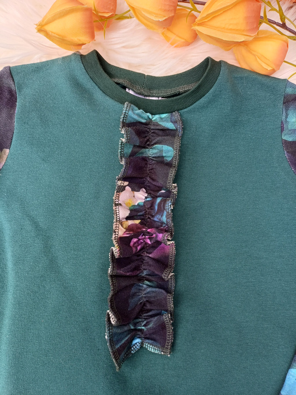 Suknelė "Su raukinuku žalia" 98d