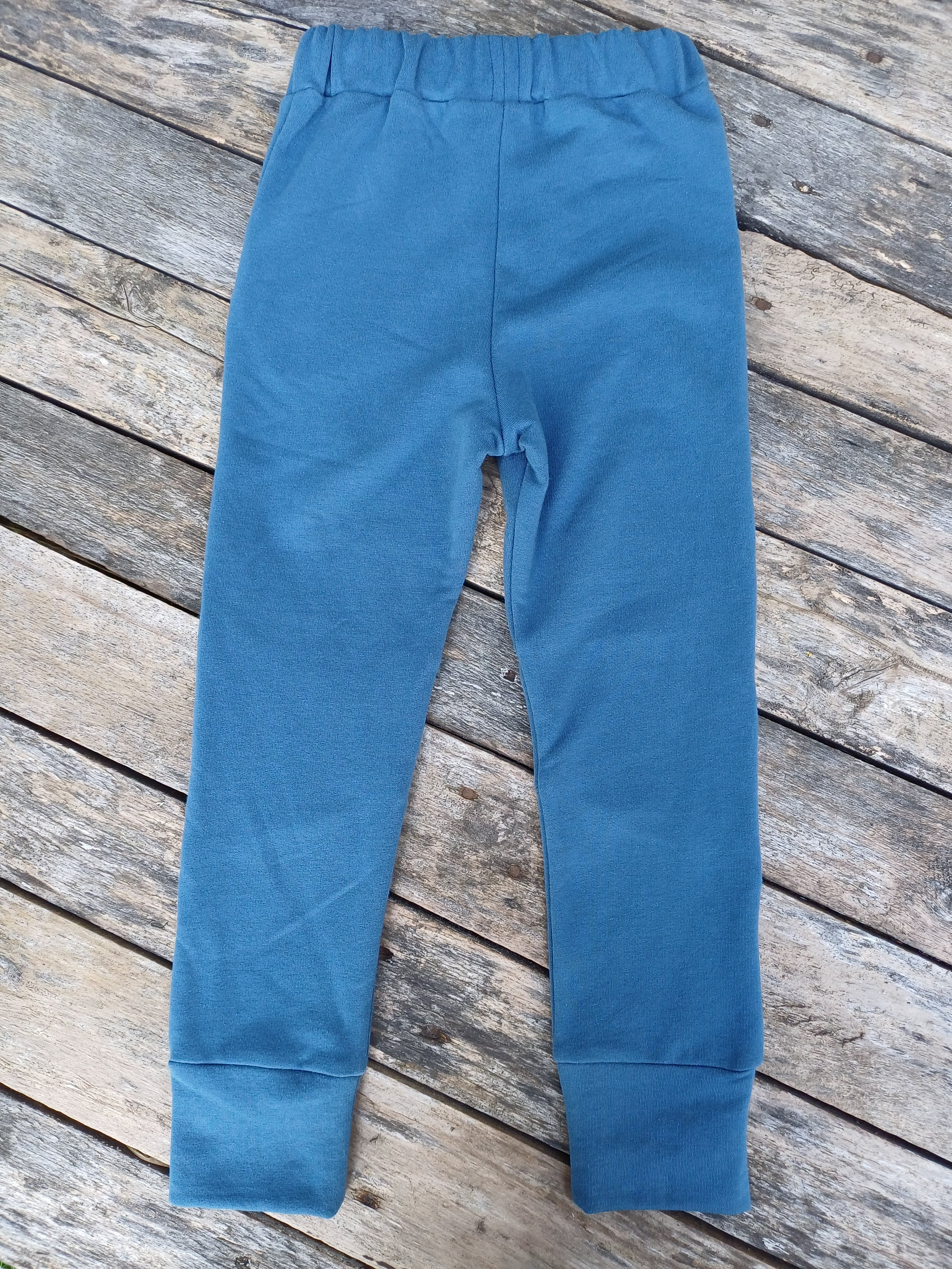 Kelnės su plonu pūkeliu - "Mėlynos"