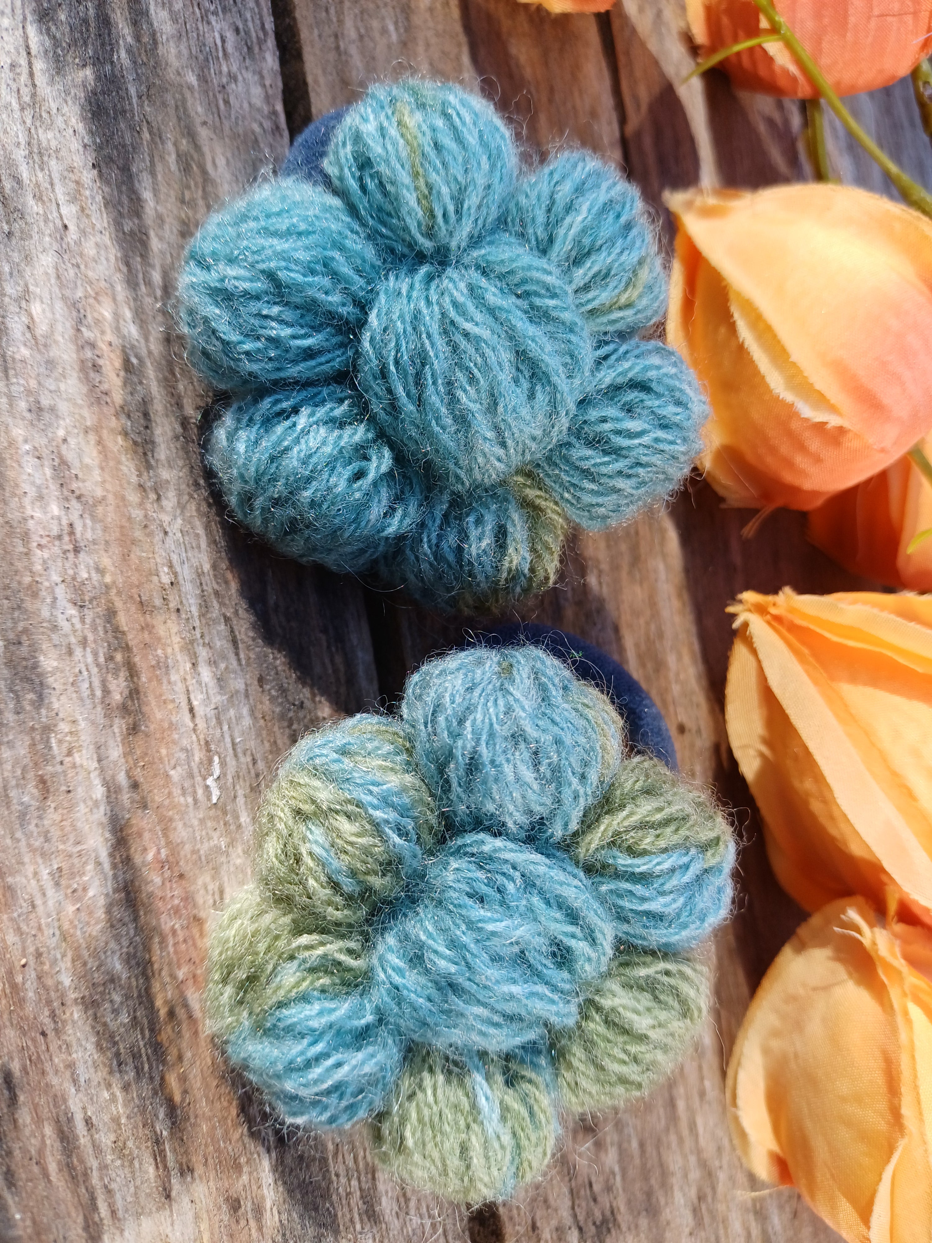 Gumelės žalia - melsva