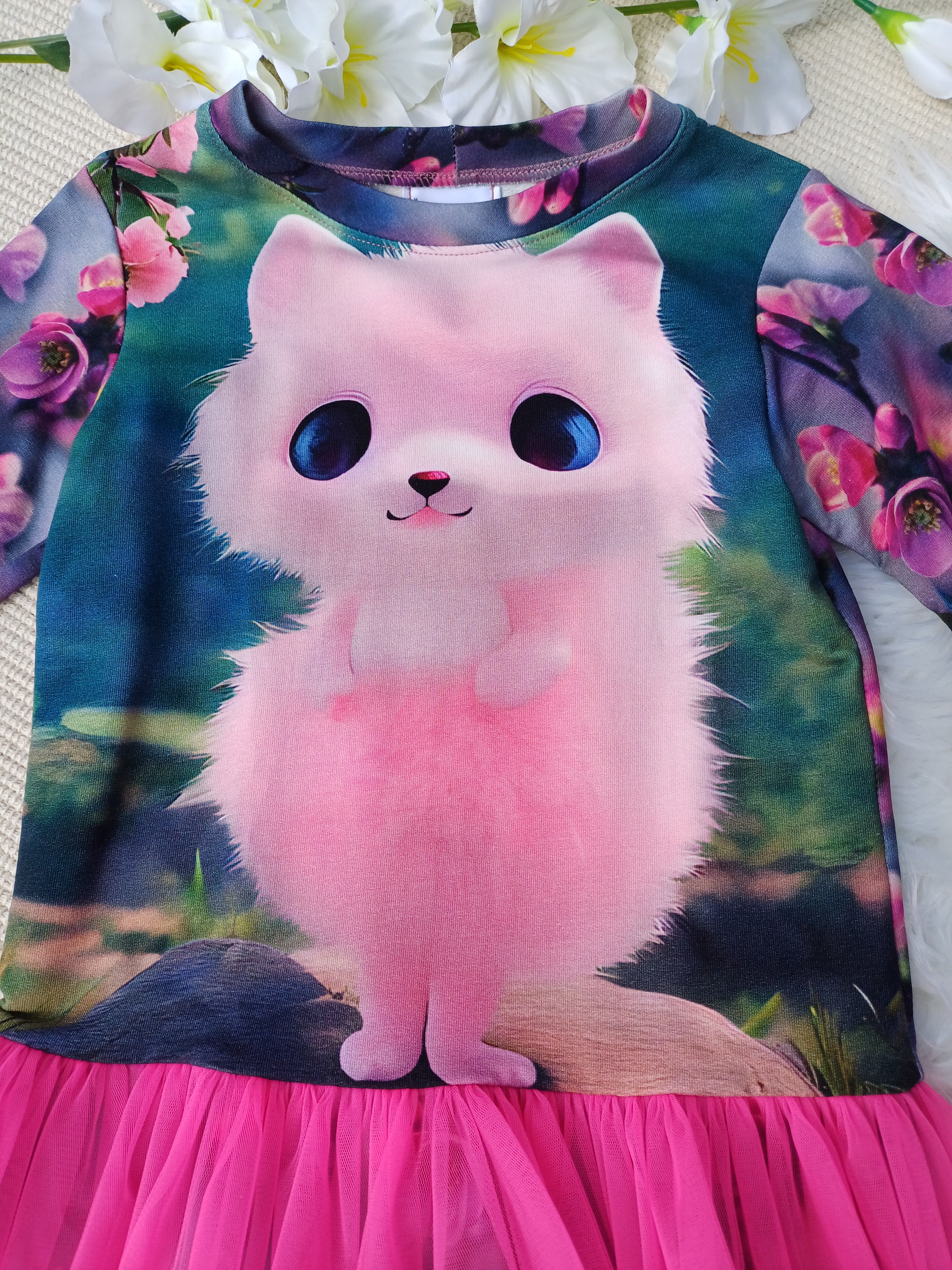 Suknelė "Rožinė katytė"104d