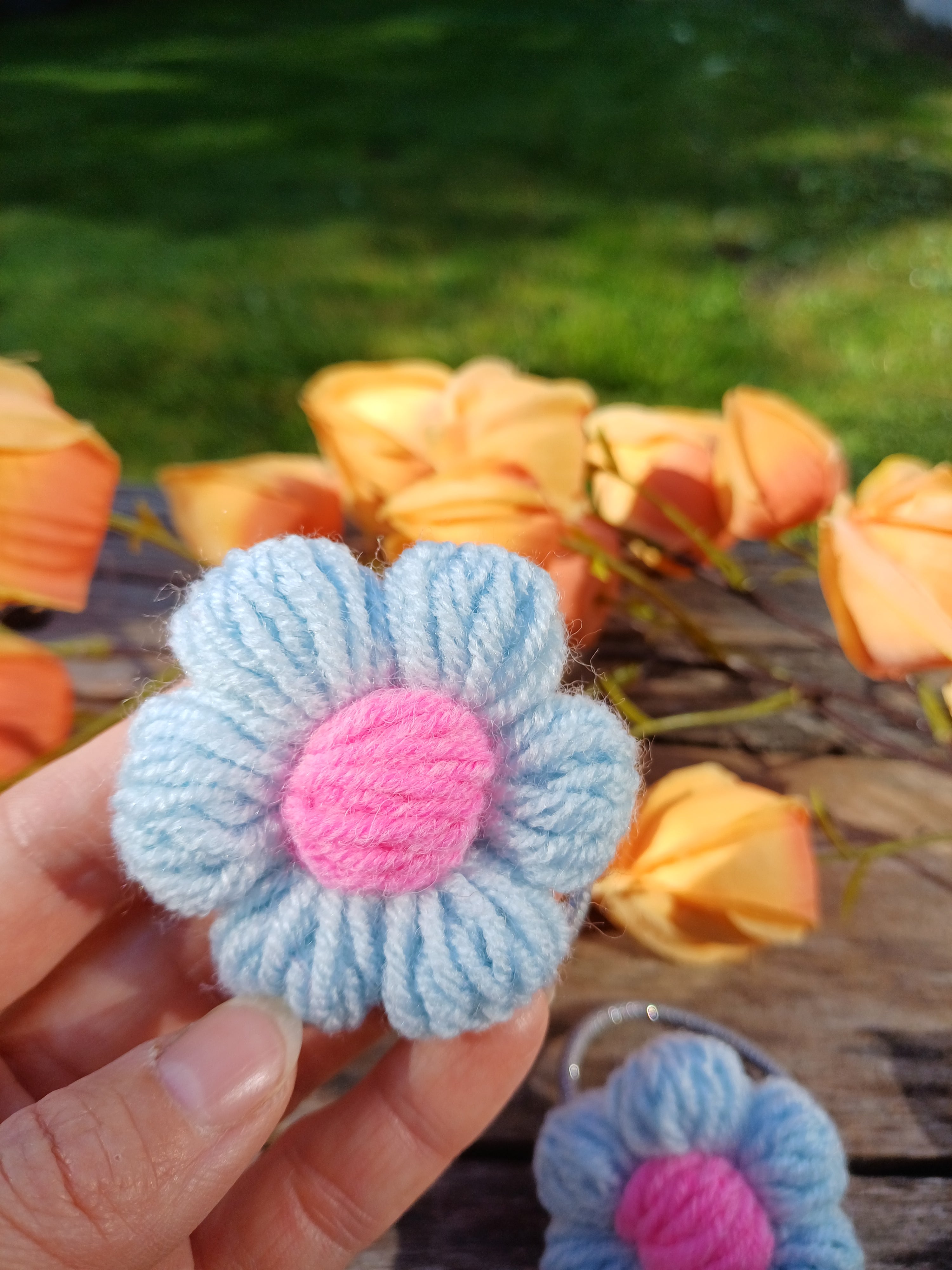 Gumelės melsvos su rožiniu viduriuku