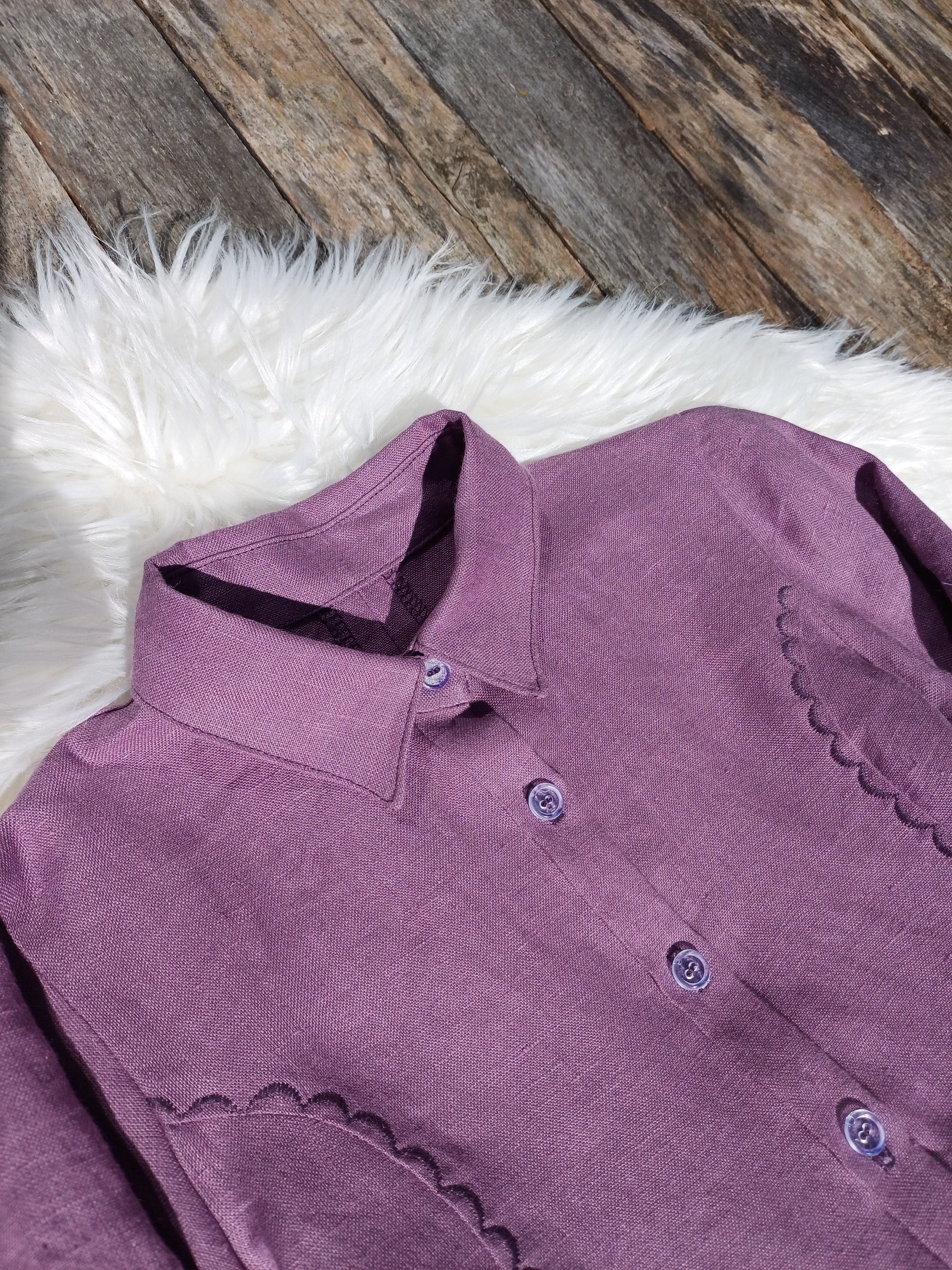 Lininė suknelė " Slyvaitė"