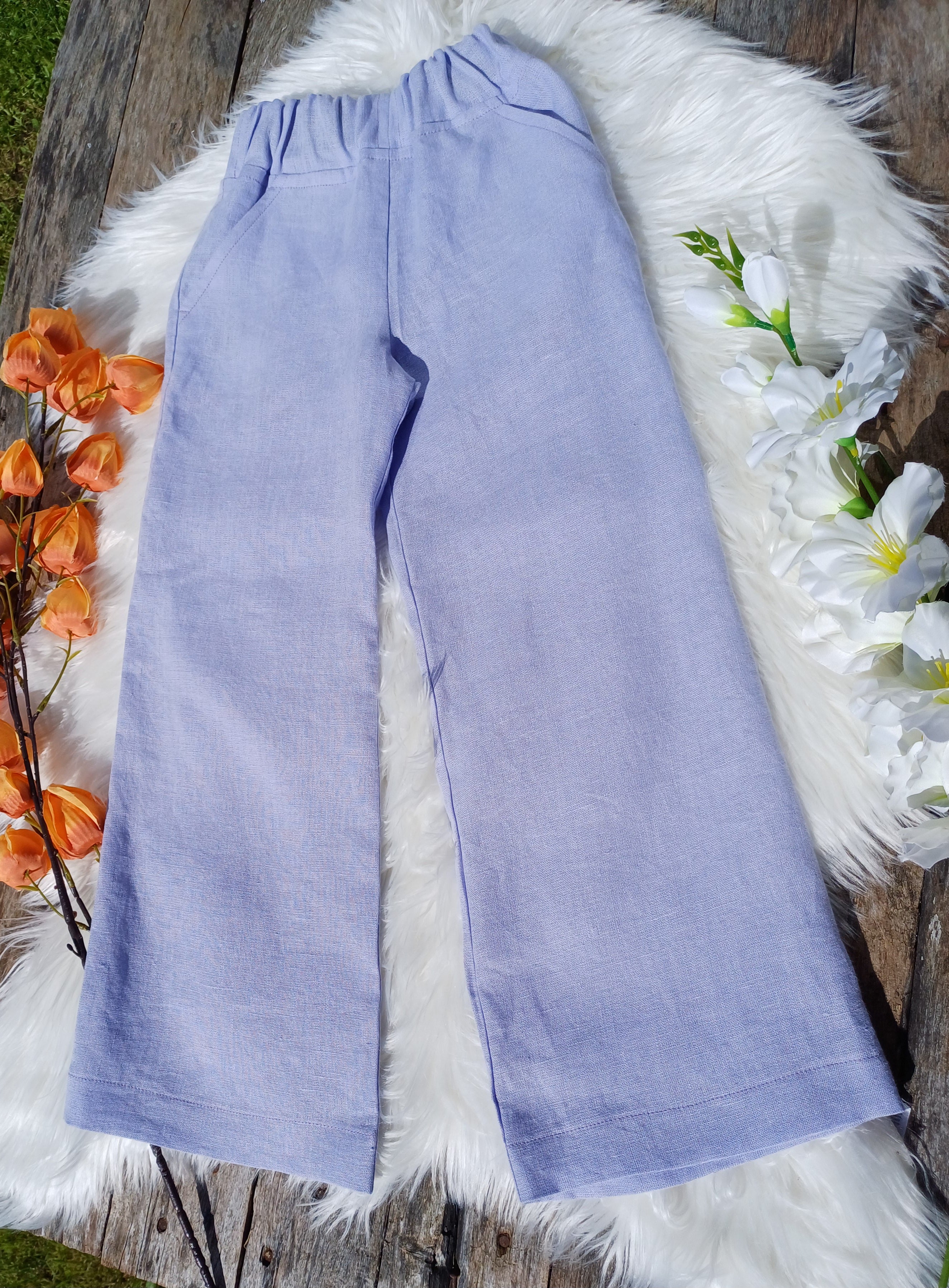 Lininis kostiumėlis "Drugelių šokis"