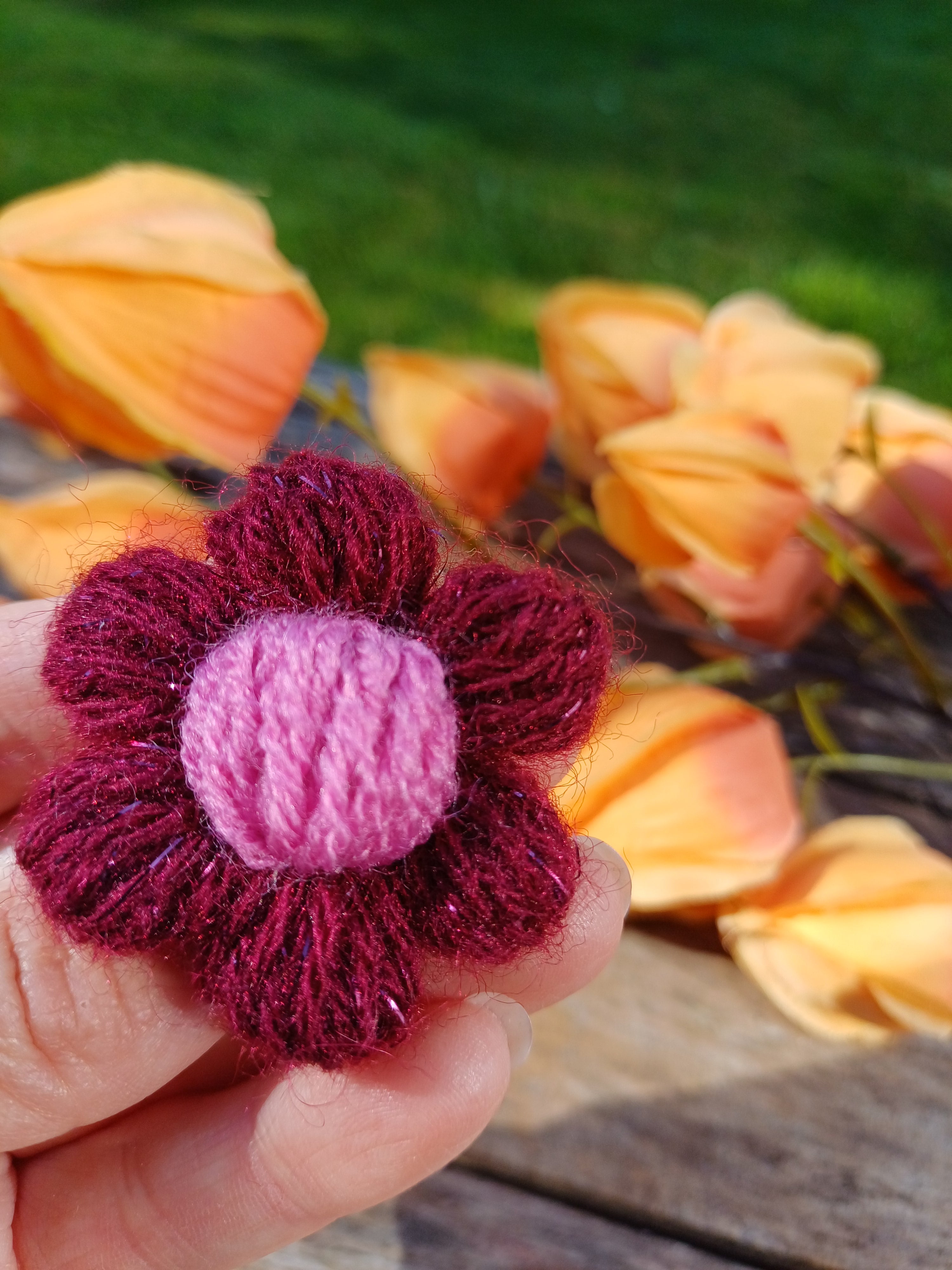 Gumelės rožinė - bordo