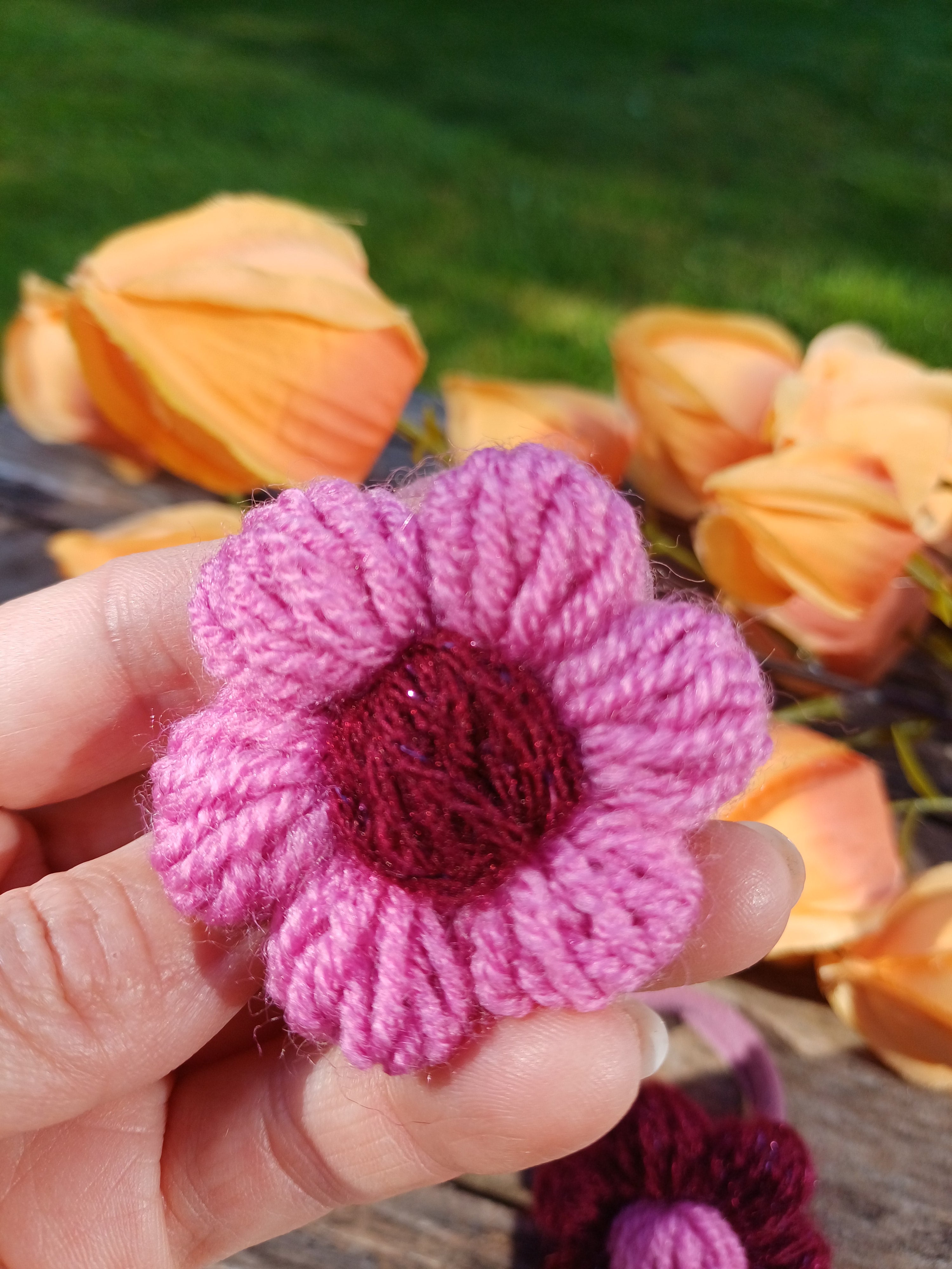 Gumelės rožinė - bordo