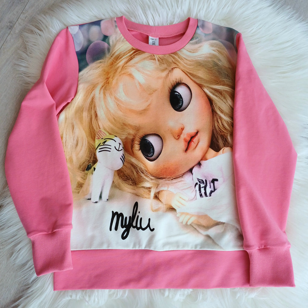 Mergaitiškas bliuzoniukas Valentino dienai