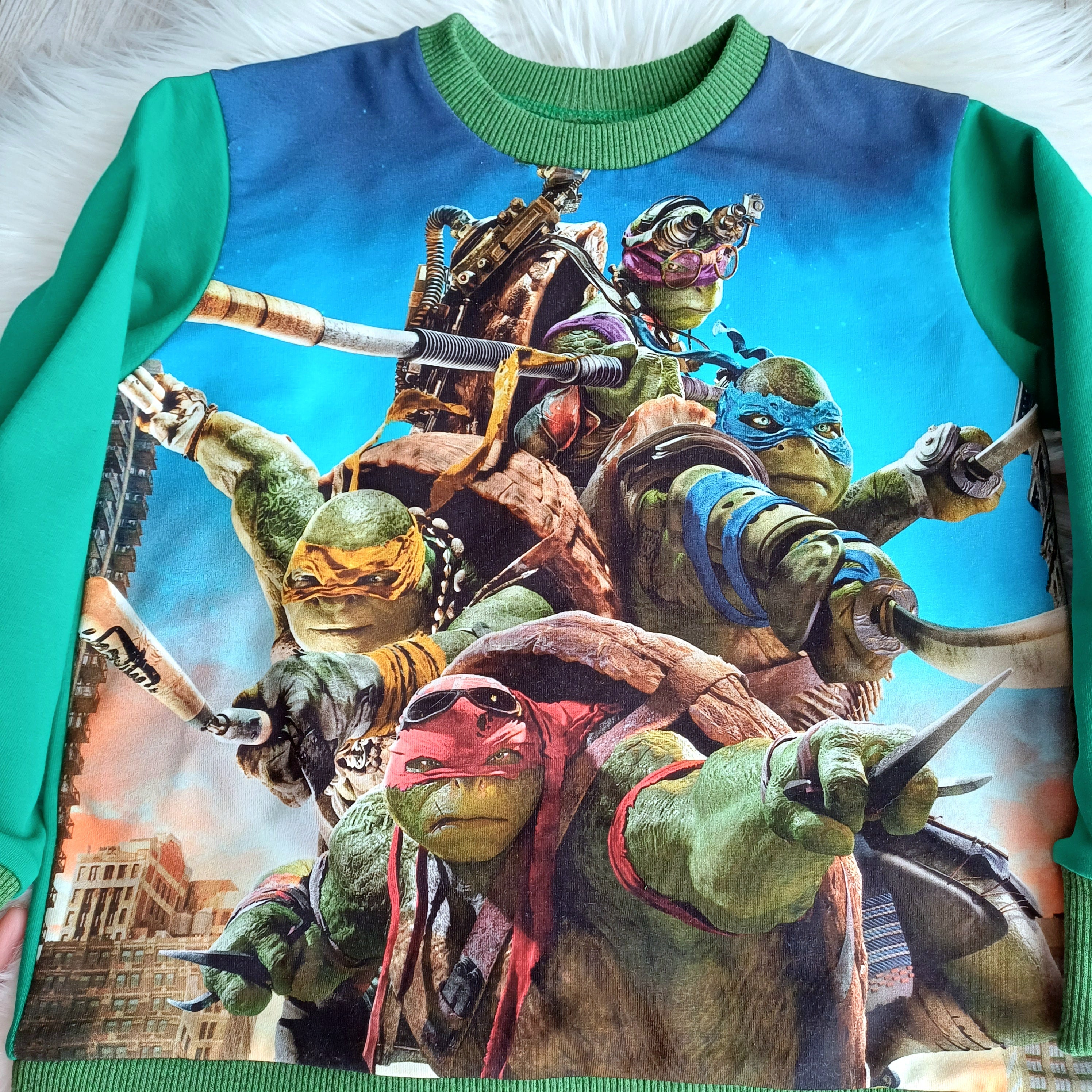 Džemperis berniukams draugai vėžliukai