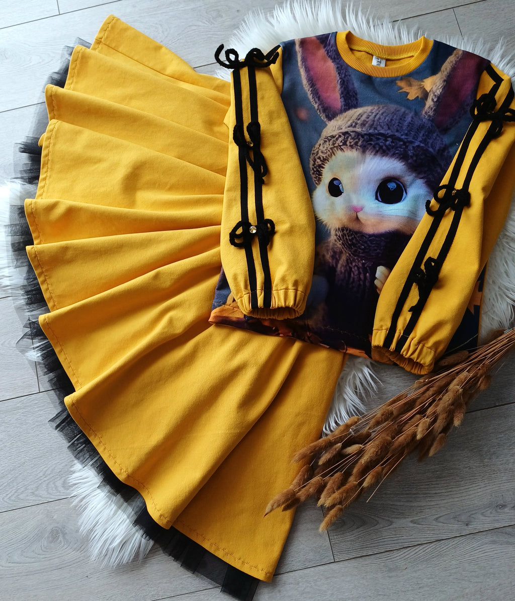 Proginis kostiumėlis mergaitei - Velykų šventei