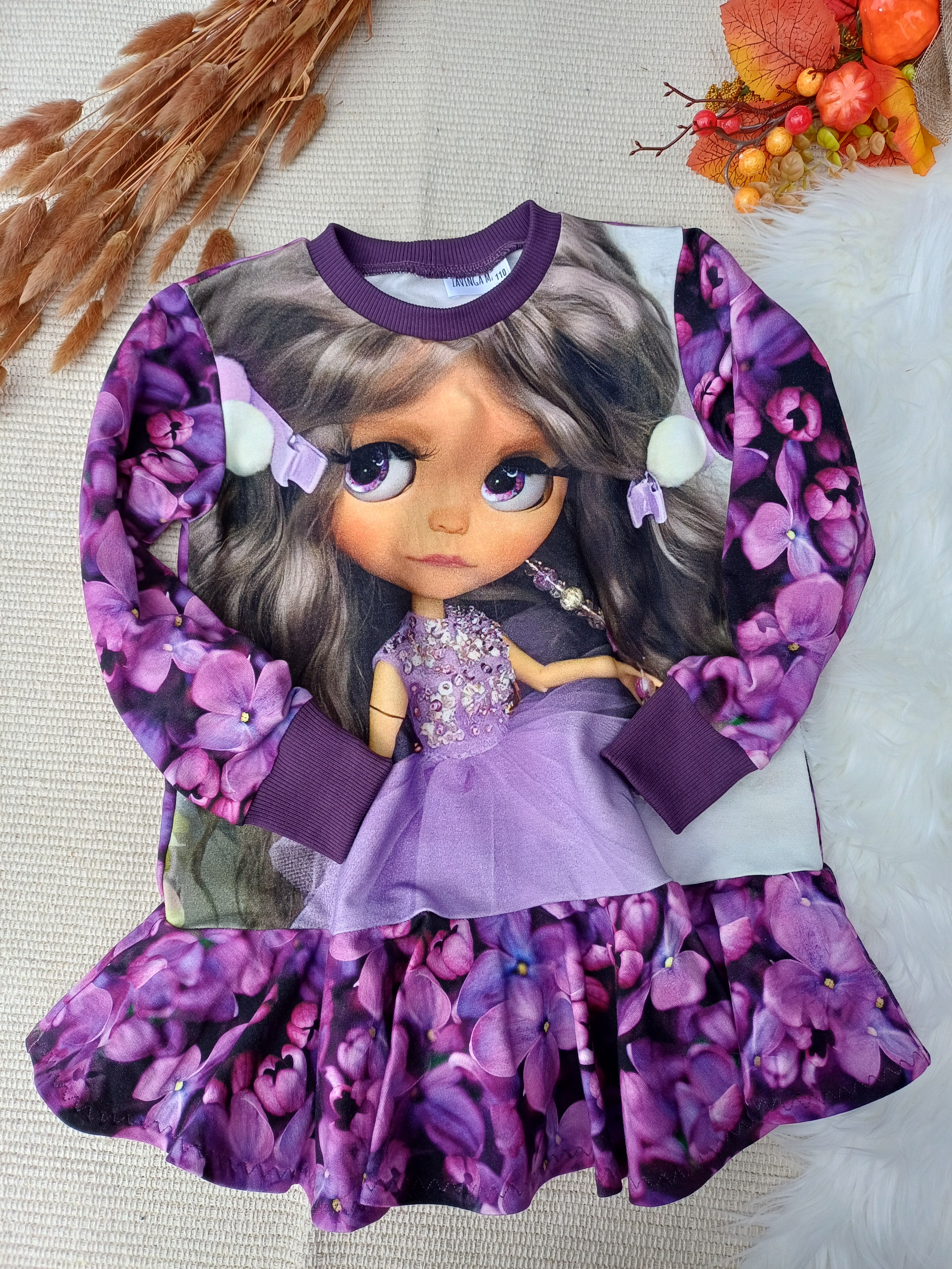 Tunikėlė " Alyvinė mergaitė" 110d