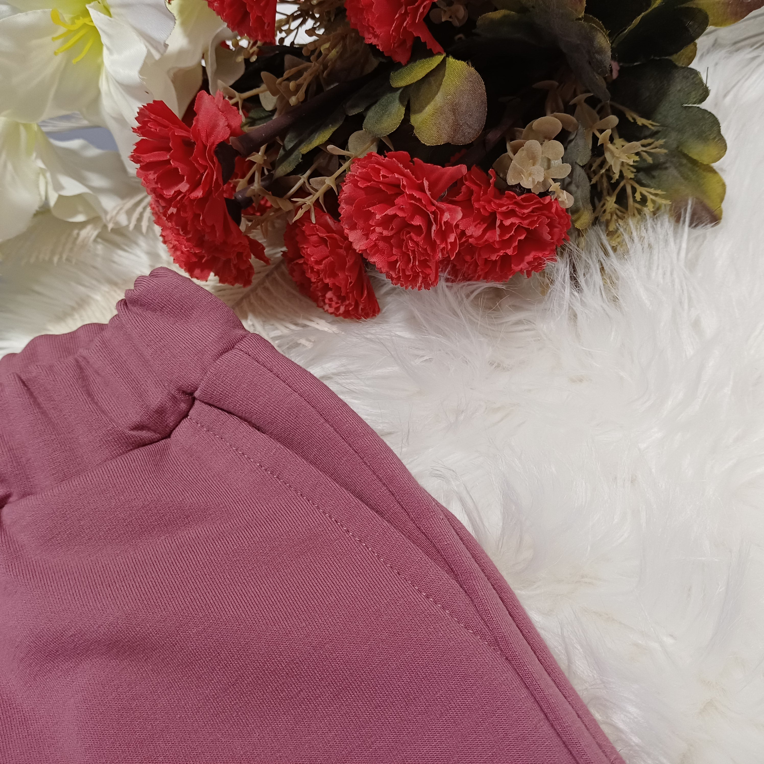 Kelnės pelenų rožinė