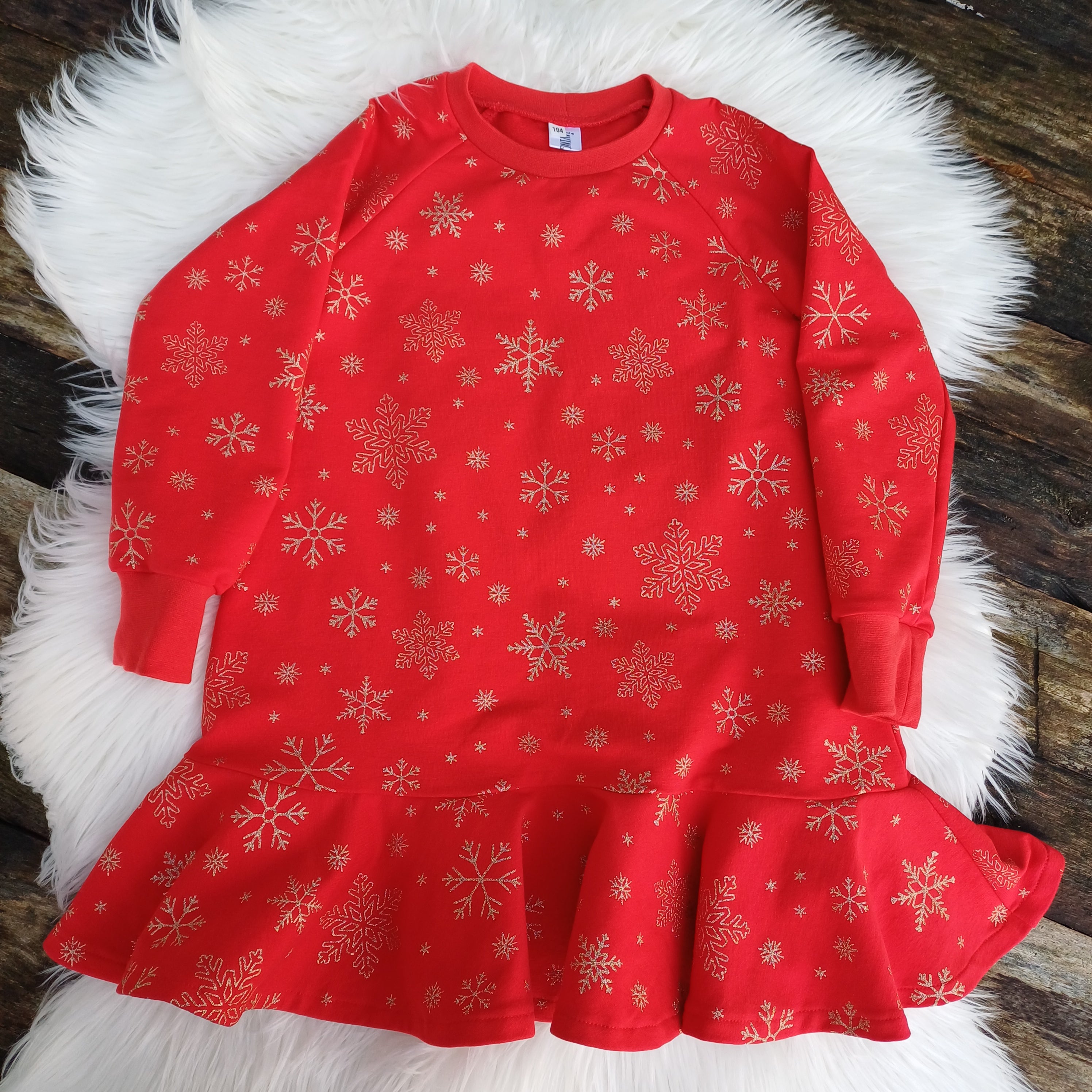 Suknelė Kalėdų snaigės