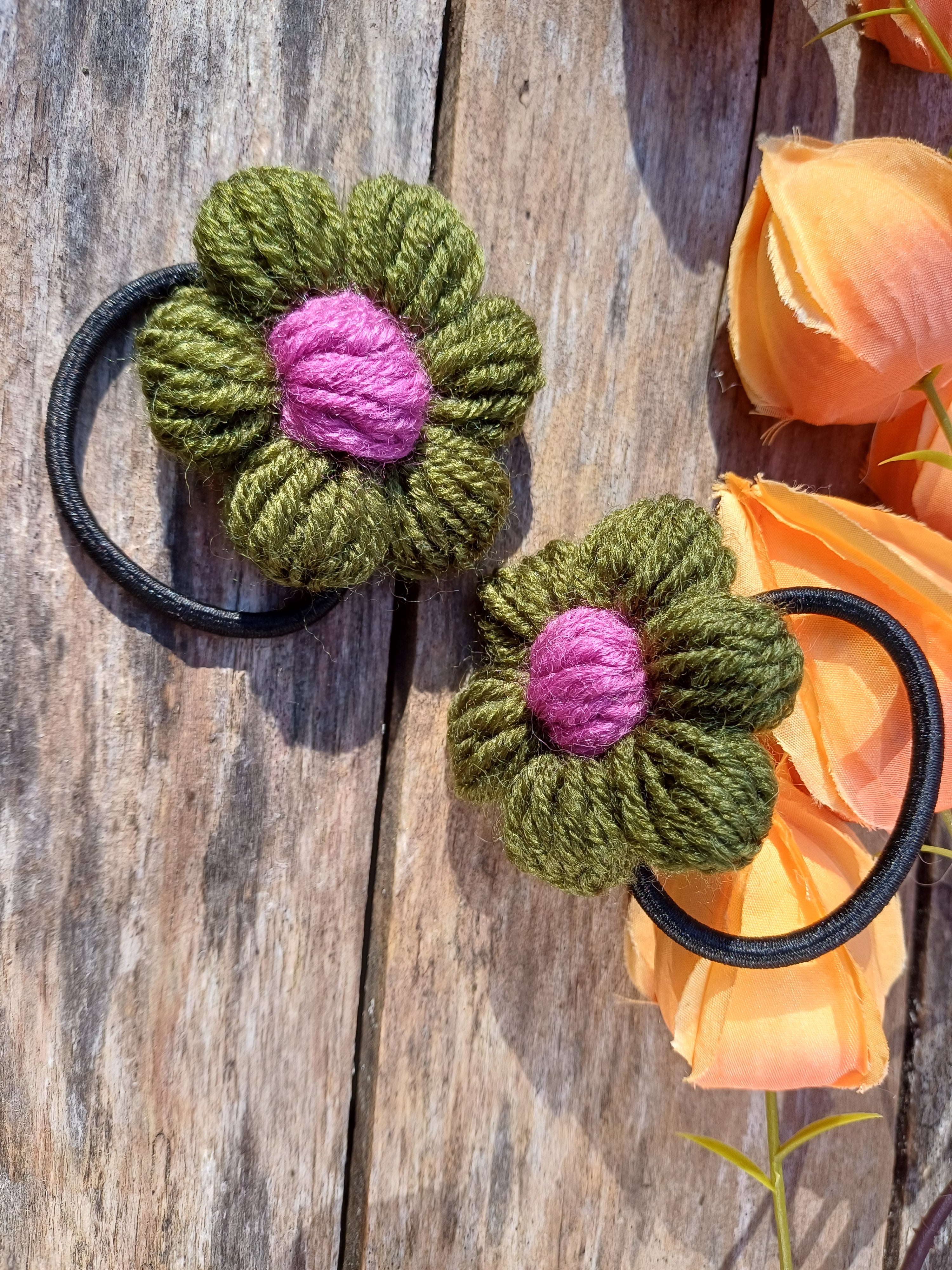 Gumelės samanų žalia su rožiniu viduriuku