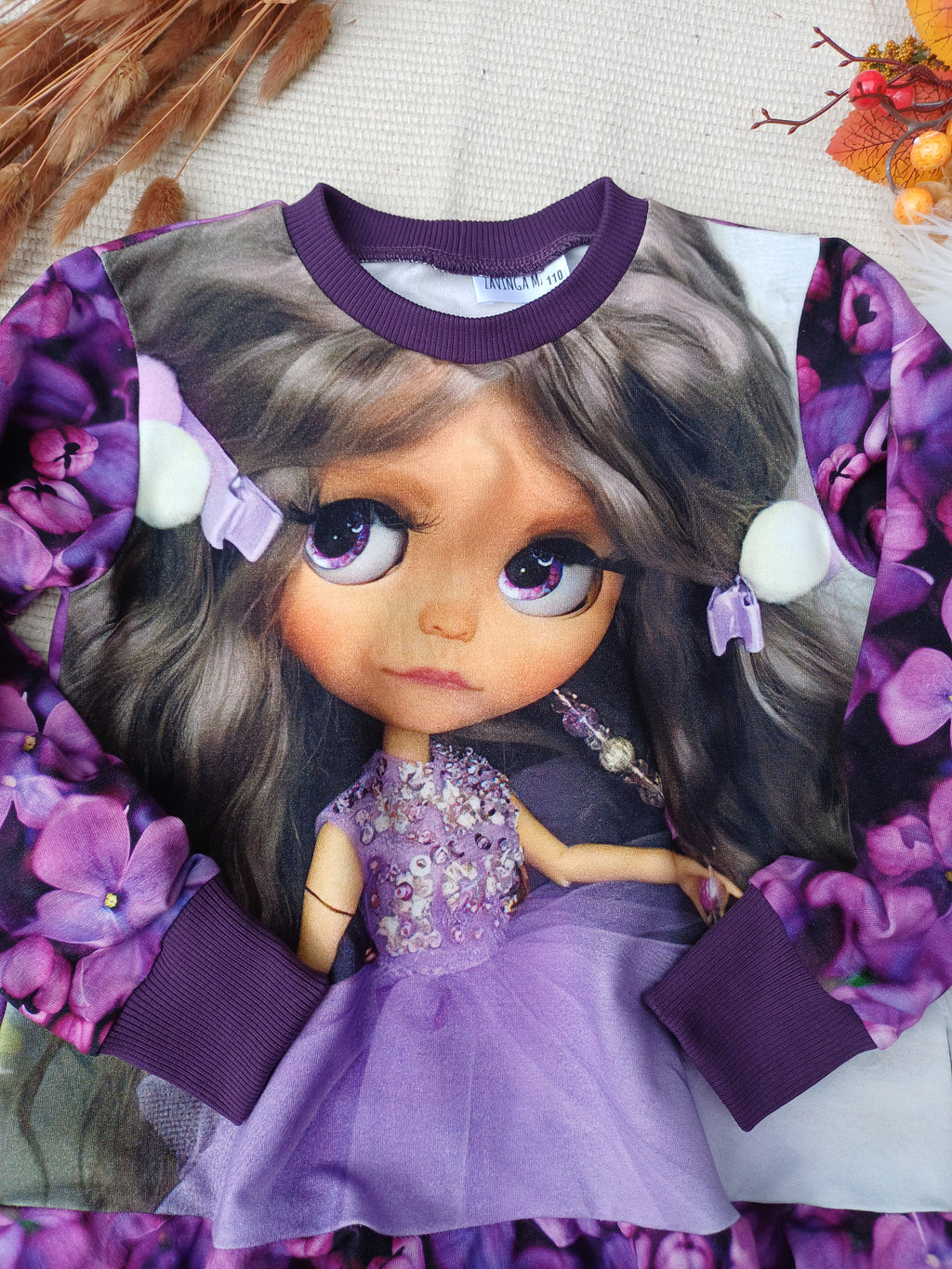 Tunikėlė " Alyvinė mergaitė" 110d