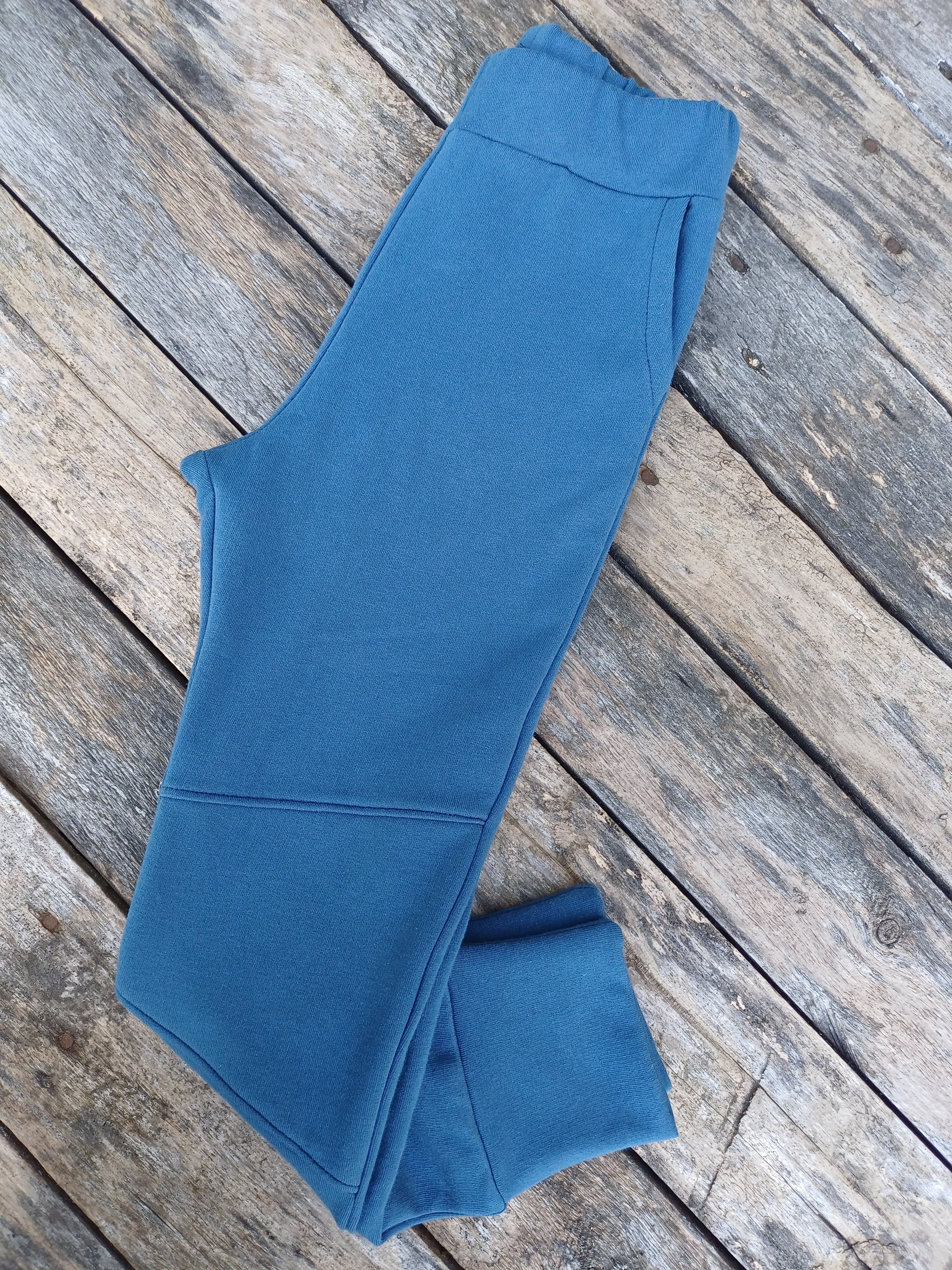 Kelnės su plonu pūkeliu - "Mėlynos"