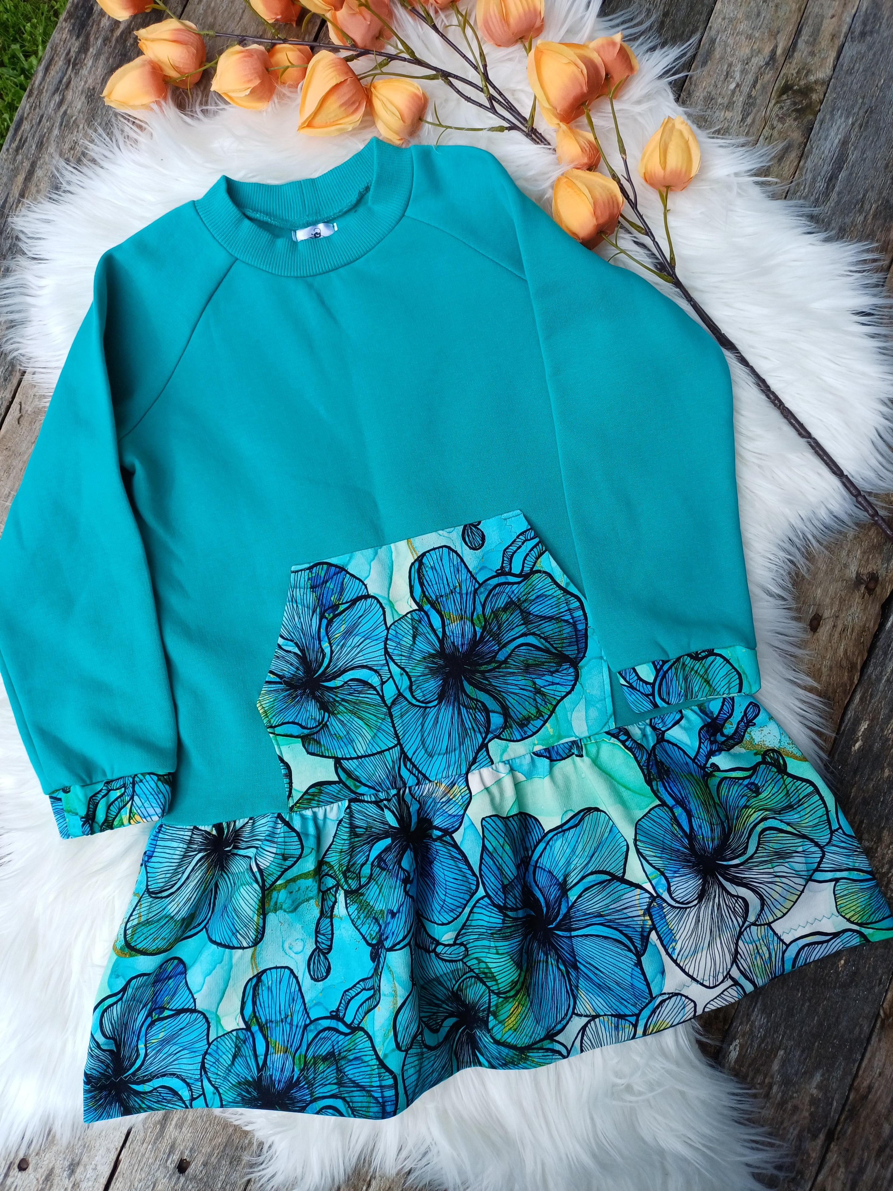 Suknelė "Gėlės" 116d