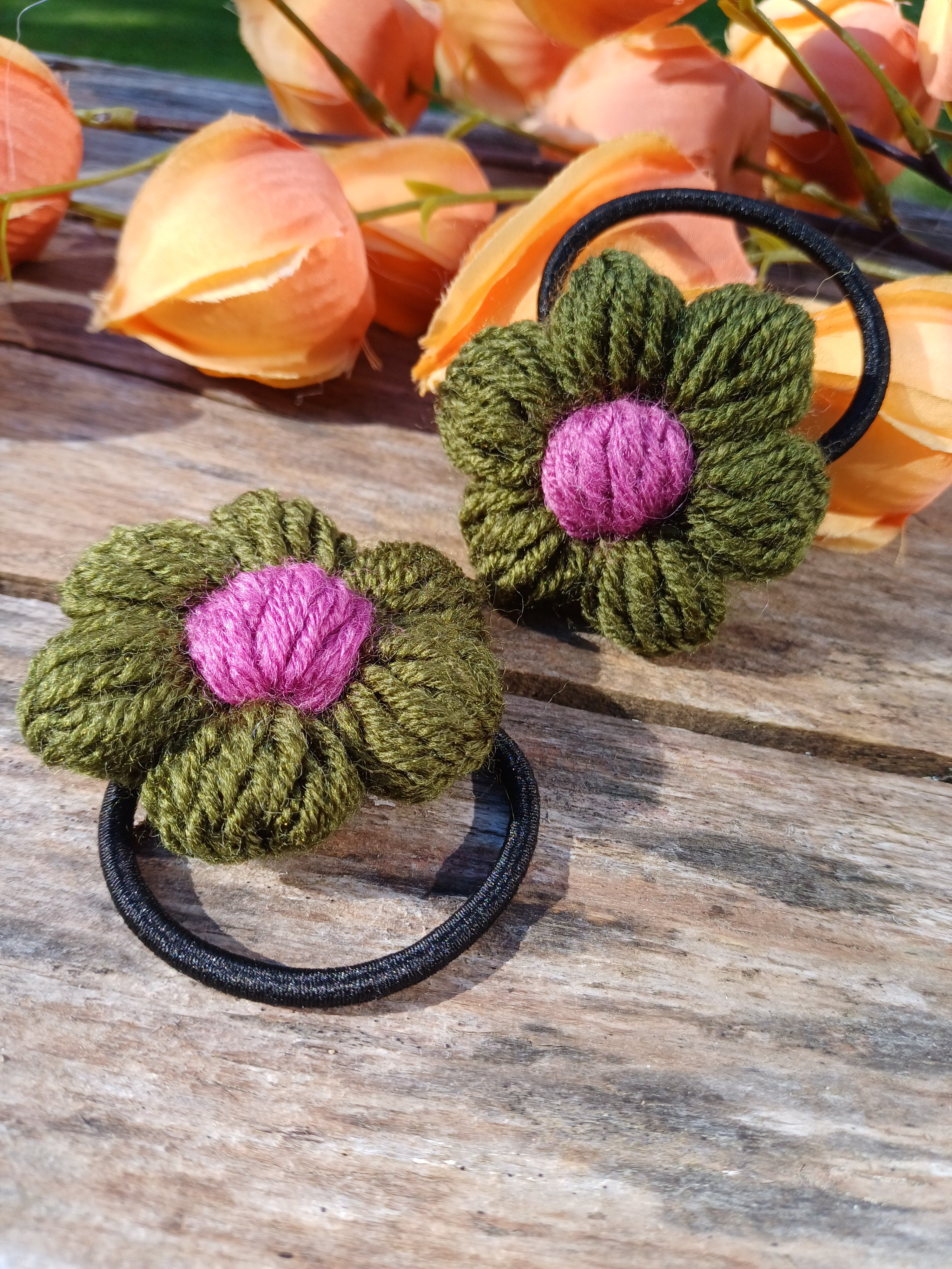 Gumelės samanų žalia su rožiniu viduriuku