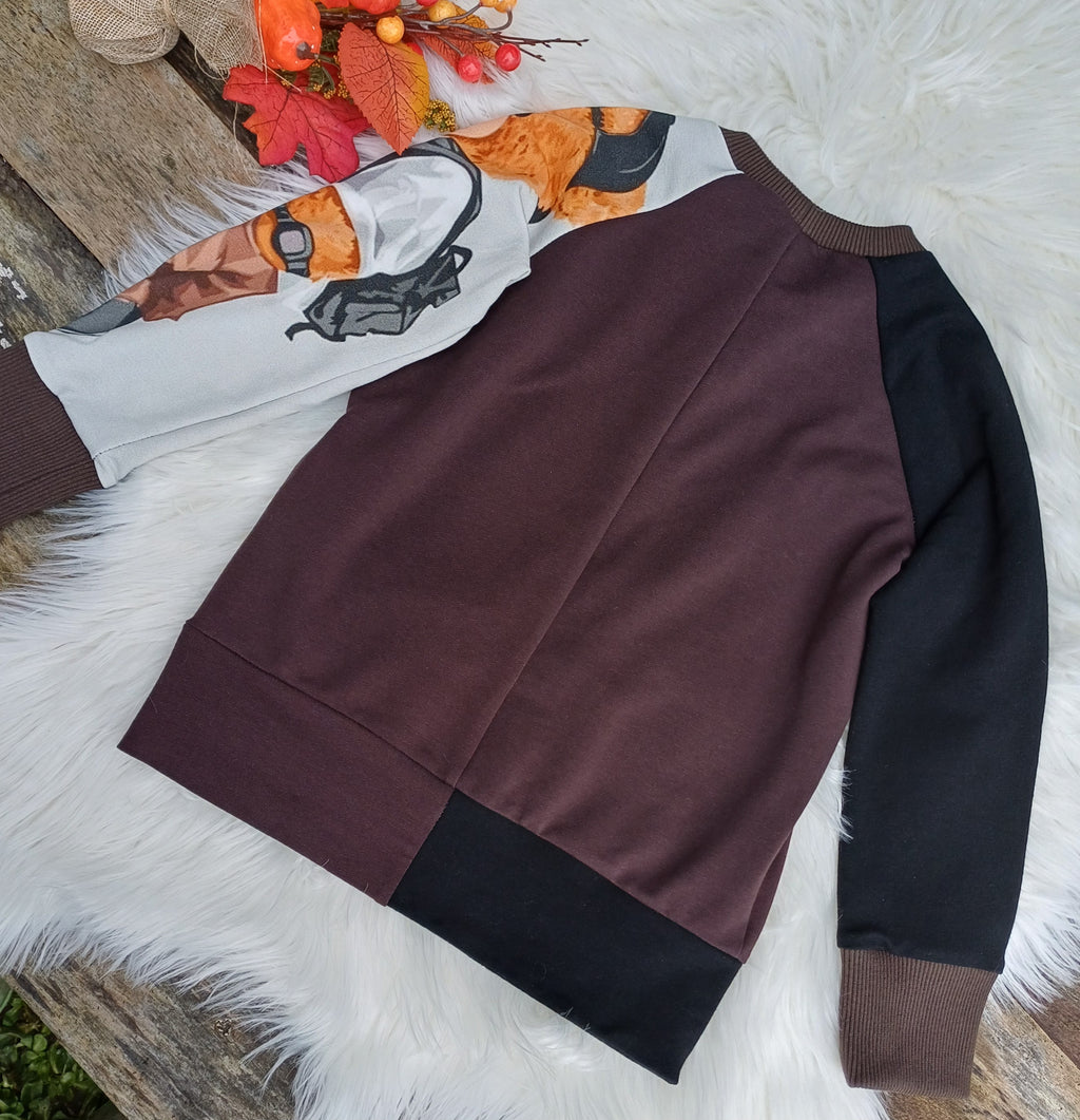 Vaikiškas rankų darbo džemperis Meškiukas