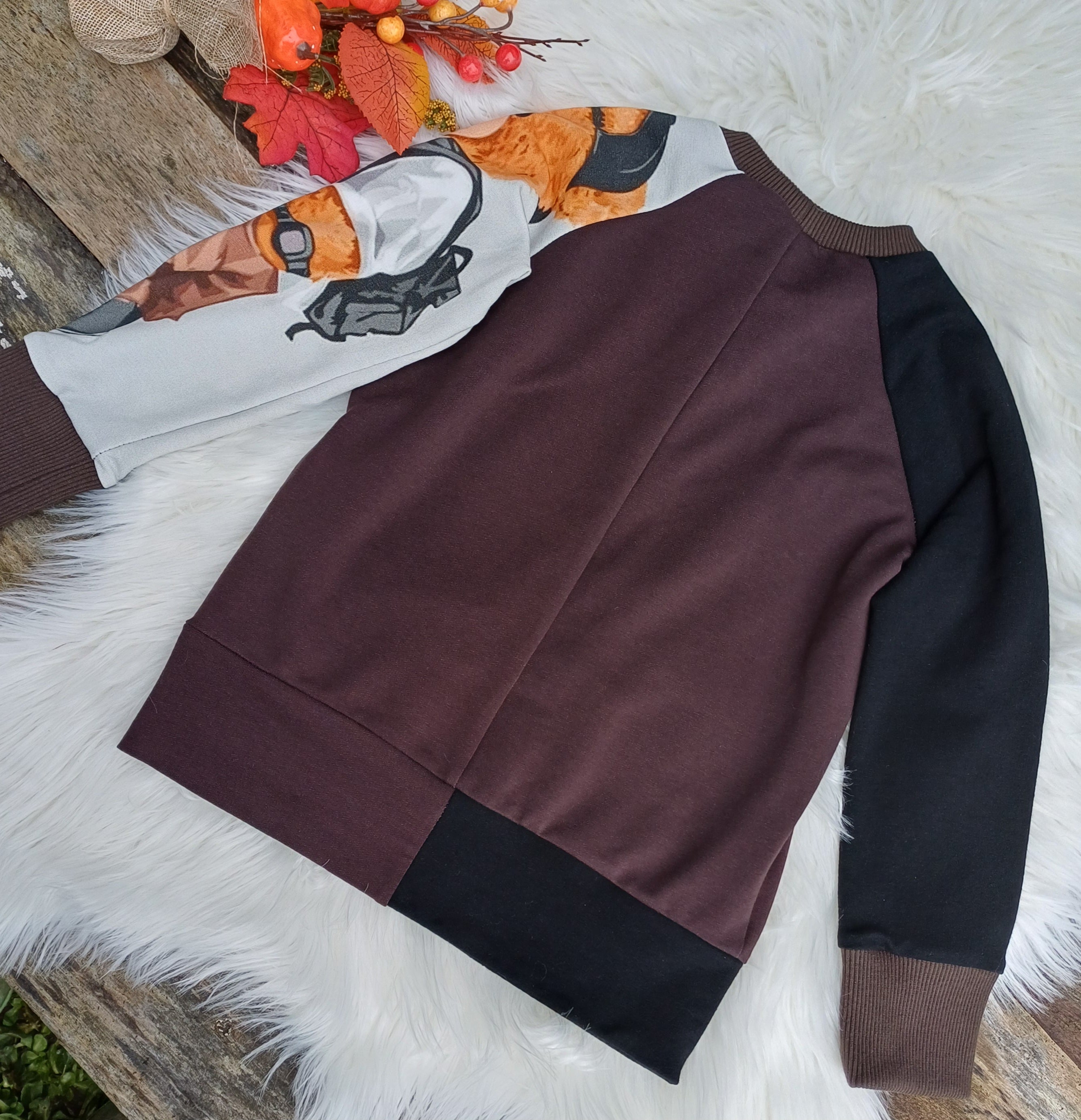 Rankų darbo džemperiukas Meškiukas