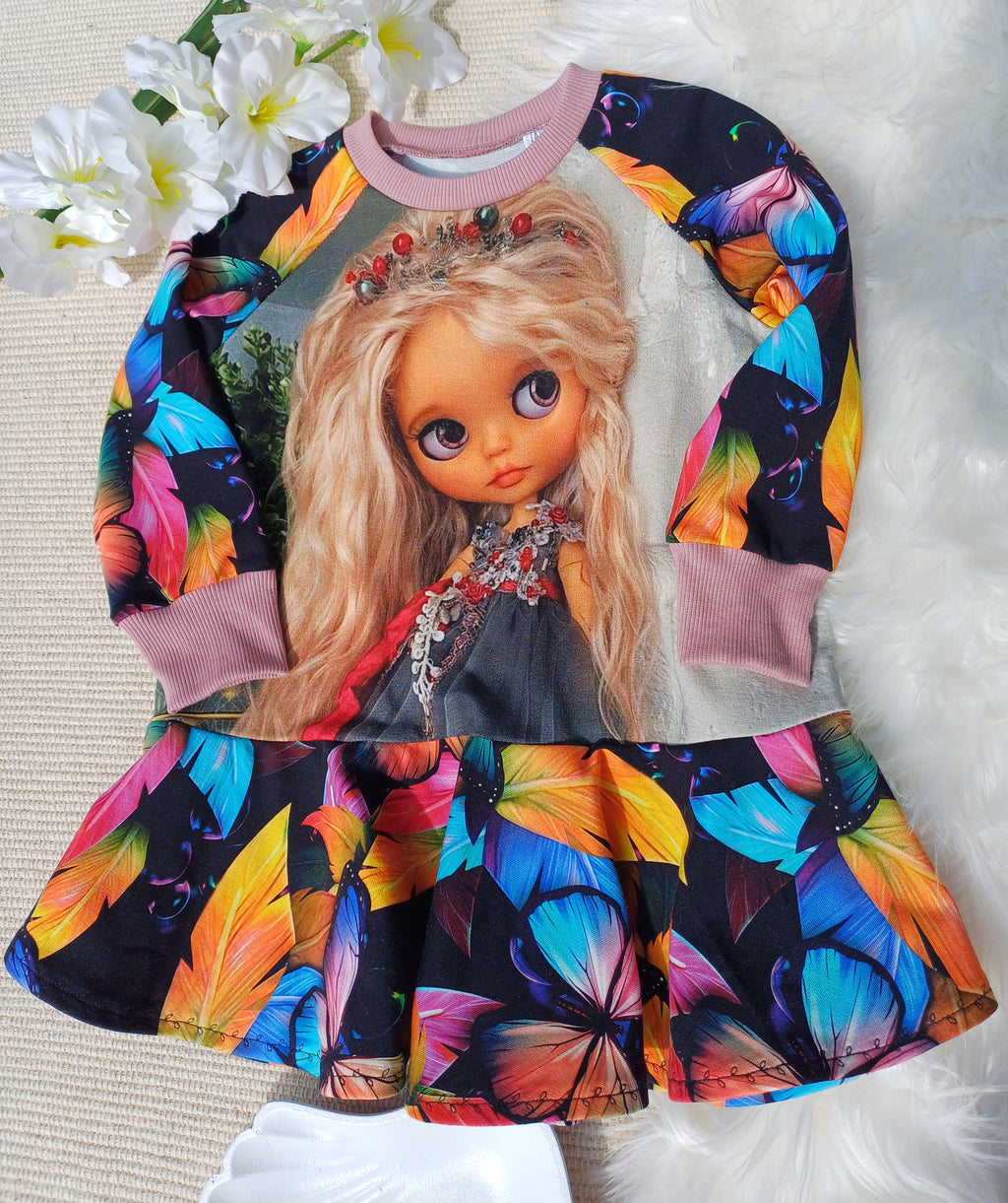 Suknelė "Drugelių princesė" 92d