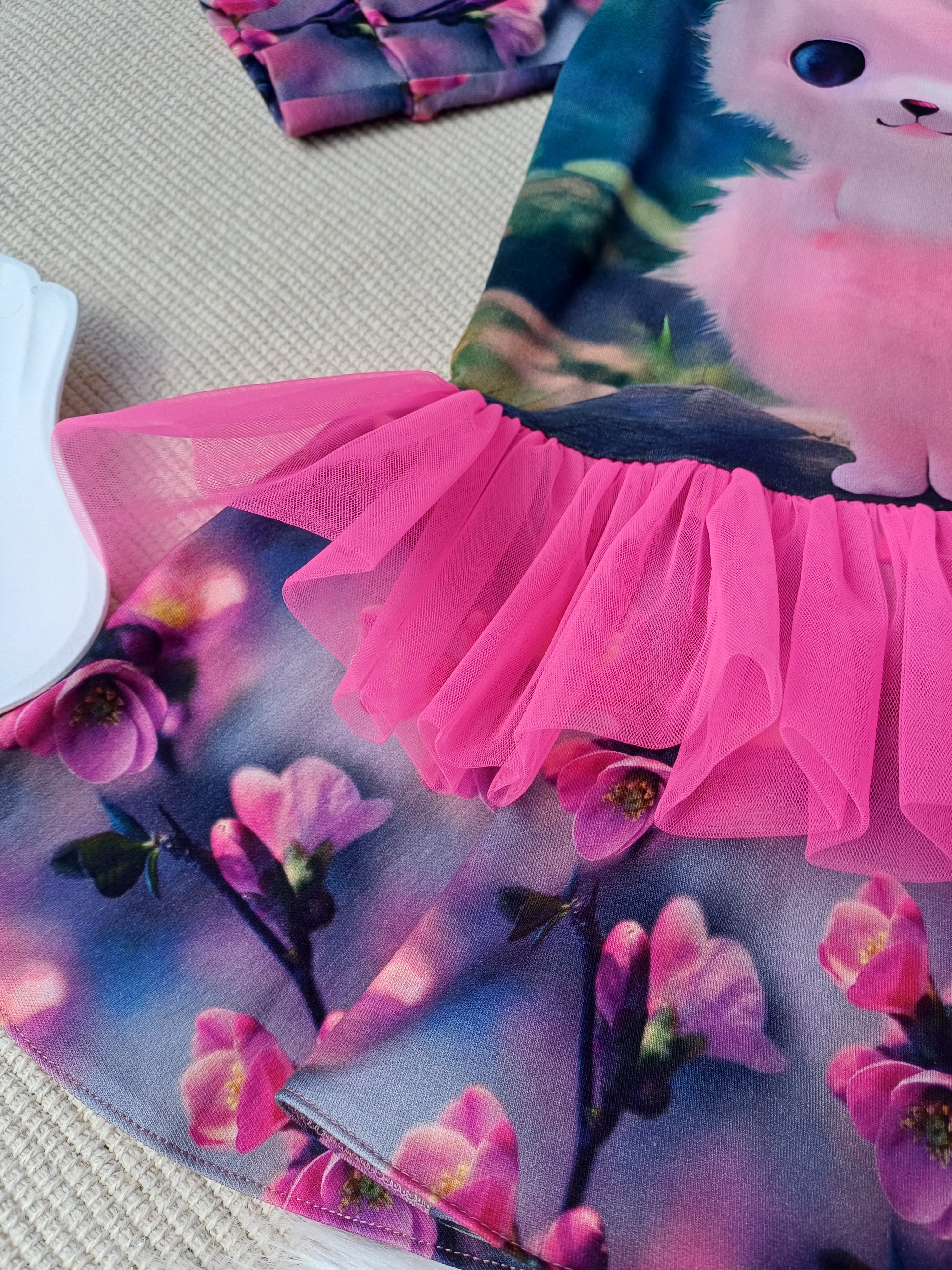 Suknelė "Rožinė katytė"104d