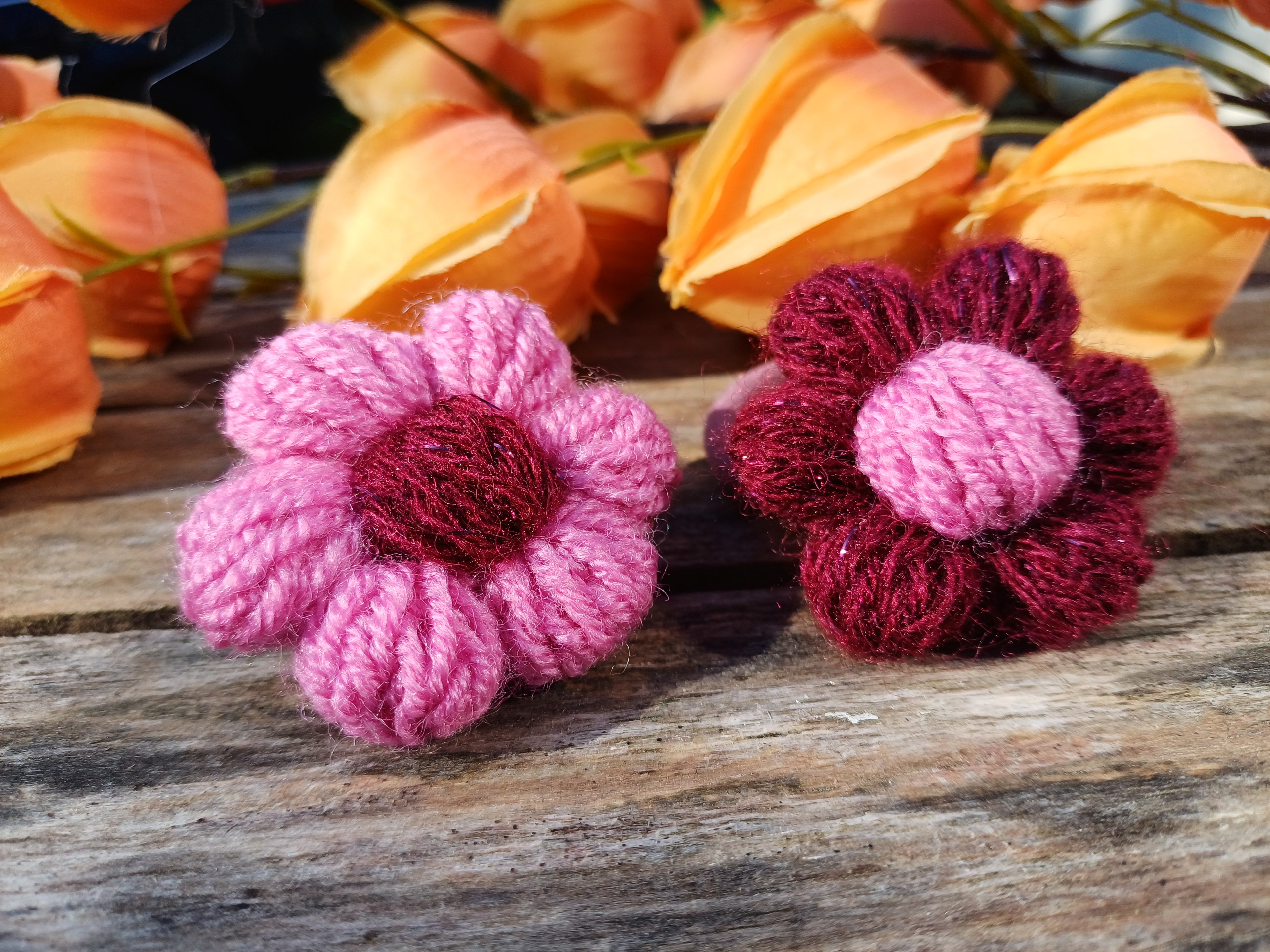 Gumelės rožinė - bordo