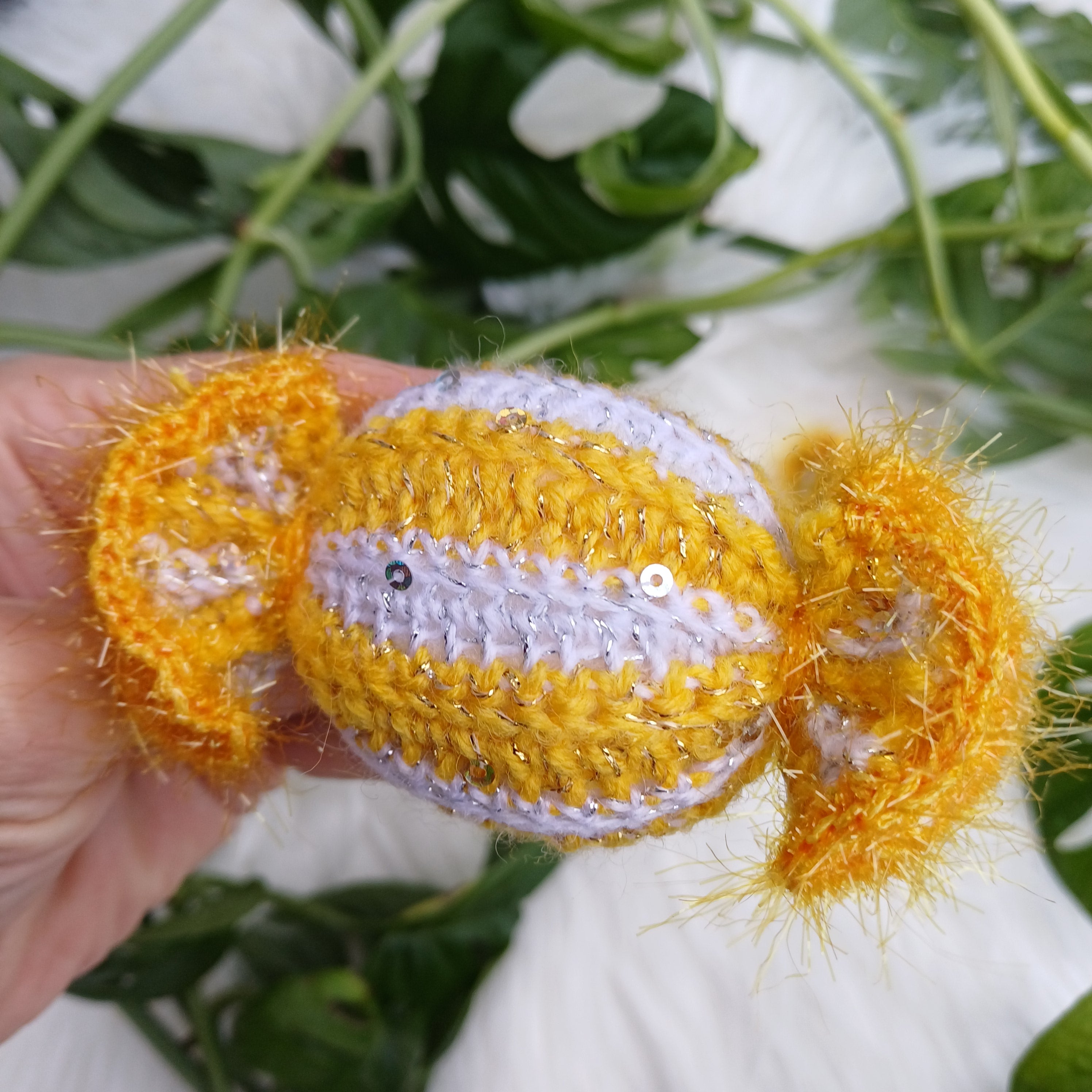 Rankų darbo gumelės Citrinos L dydis