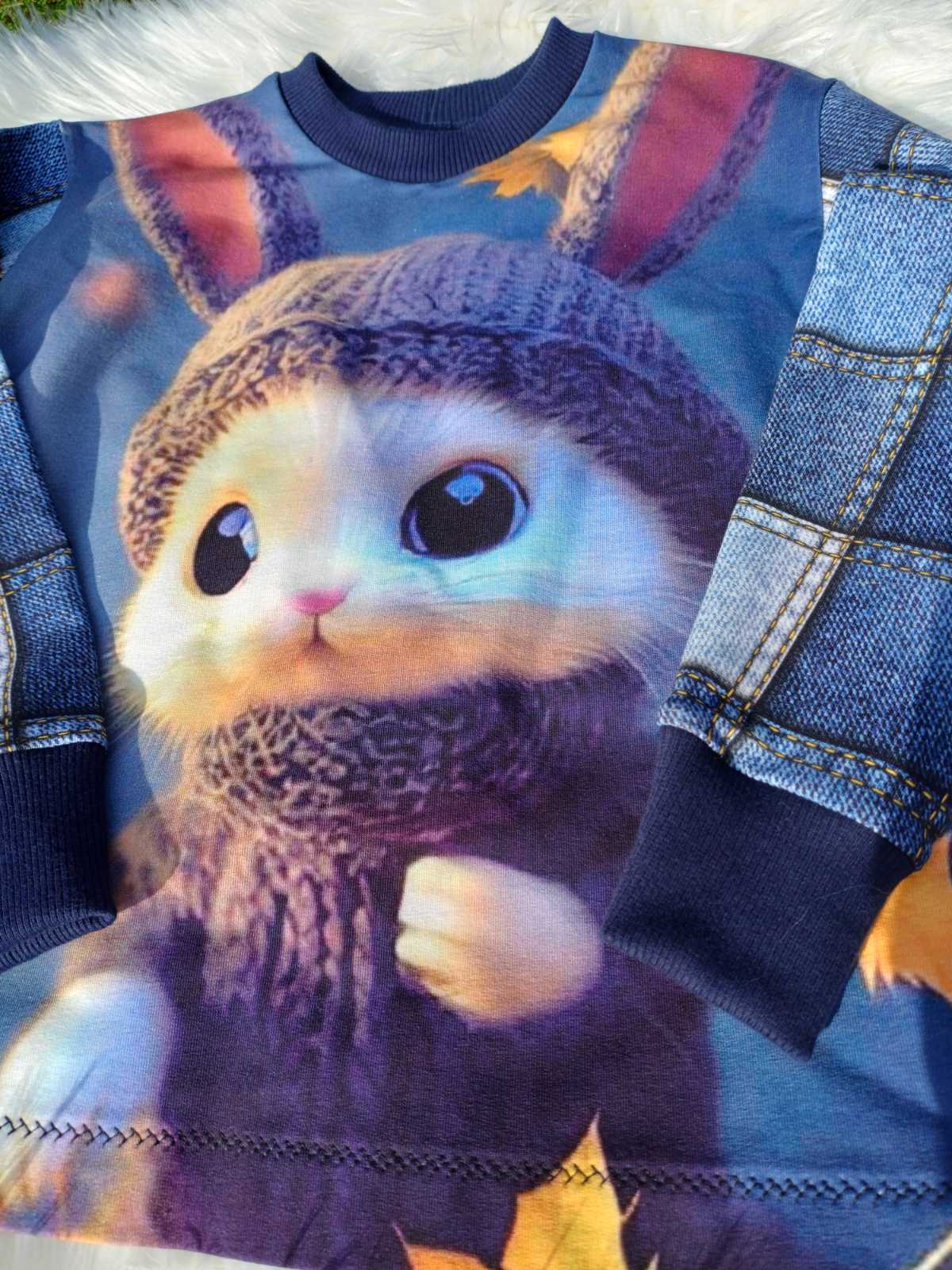 Kostiumėlis "Zuikis ir kvadratai" | 116 dydis